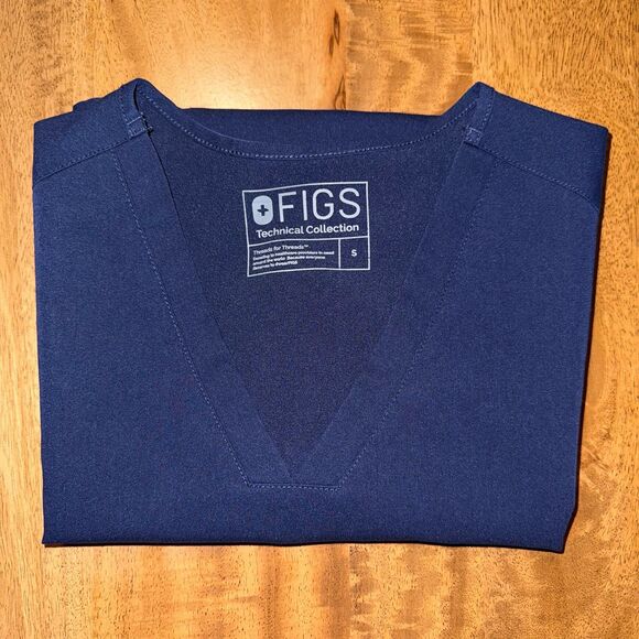 FIGS Casma Three-Pocket Scrub Top, Women’s Size Small - Picture 2 of 5